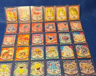 First GEN 1990 Pokmon cards in evolutionary order