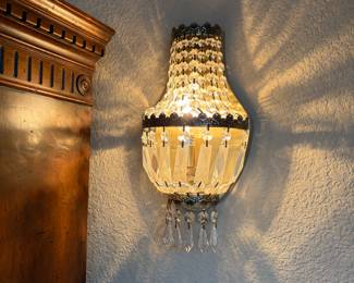 2 matching wall sconces Art deco 