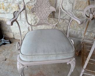 Woodard Wrought Iron Outdoor Dining Chairs