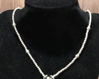 Pearls of Tahiti 12mm Tahitian Pearl Sterling Silver Beaded Necklace