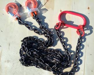 Heavy Duty 5/16" Lifting Chain With Hooks 