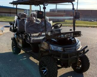 2025 SD Lanch SDLGC100 Six Person Golf Cart, Unused 