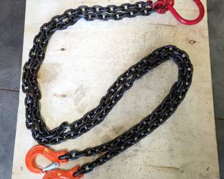 Heavy Duty 5/16" Lifting Chain With Hooks 