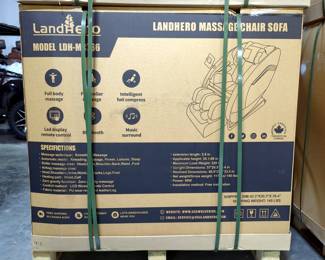 2025 Landhonor LDH-MG766 Massage Chair Sofa, Unused, See Lot #213 For Pictures Of Massage Chair Unboxed 