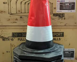 Safety Traffic Cones, Qty 10 
