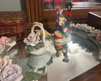 vintage porcelain floral 