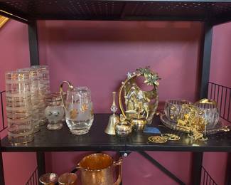 assorted vintage glass ware ? Justin in time for gift giving and entertaining 