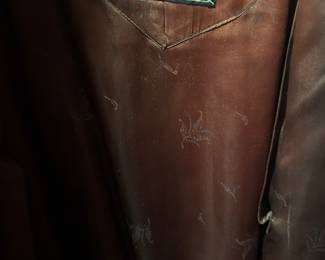 Interior of fur coat 