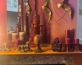 signed solid brass seagull wall hanging 