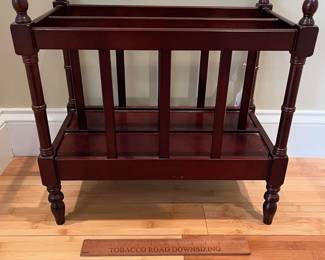 W40 - $20. Bombay Magazine Rack. 