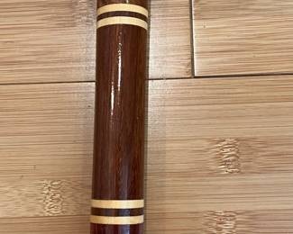 W25 - $50. Banded Wood with Carved Bird Head. 