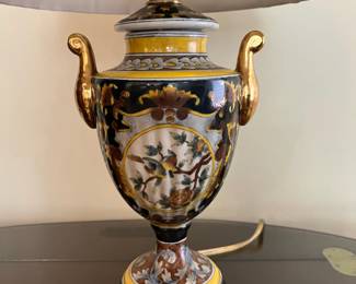 W38 - $25. Table Lamp. Shade is in great shape! Measures 21" tall. 