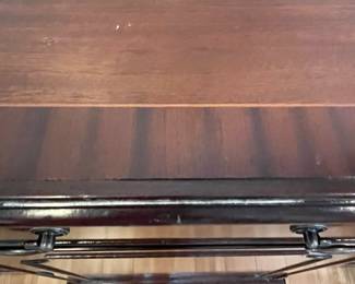 W11 - $145. Sideboard. Solid wood with single drawer. We DO have the key. Measures 61" wide x 17.5" deep x 33.5" tall. 