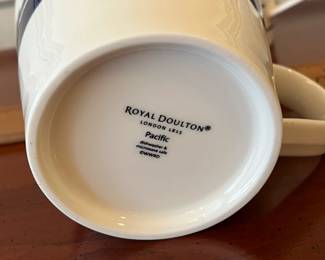 W69 - $20. Royal Doulton "Pacific" Set of 6 Mugs. 
