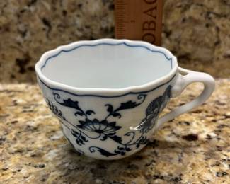 W36 - $100. Blue Danube China. Most have the Rectangle Stamp - some have oval. Coffee Pot, 2 Trivets, 2 oval serving bowls, 12 cups & saucers, 2 cereal bowls, 3 soup bowls, 5 plates, 2 small pitchers, creamer. 