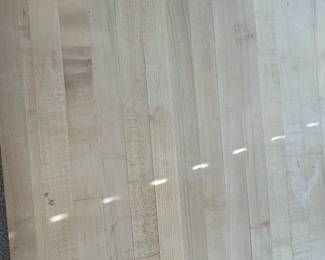 W84 - $150. Storehouse Butcher Block Table. Measures 48" x 30" x 29.5" tall. 