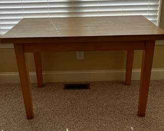 W84 - $150. Storehouse Butcher Block Table. Measures 48" x 30" x 29.5" tall. 