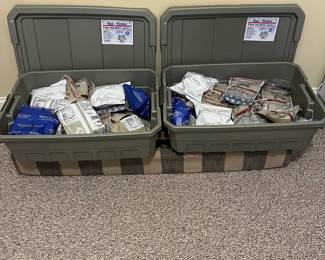 W77 - $50. 2 boxes of Patriot Pantry dried foods. (Manufactured in 2013 - 25 year shelf life)