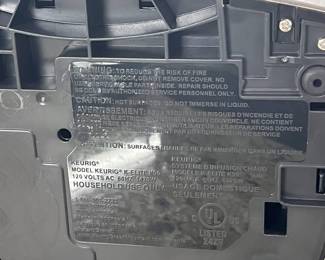 W3 - $50. Keurig K-Elite K90