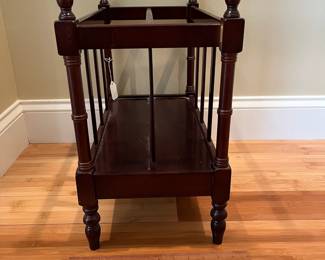 W40 - $20. Bombay Magazine Rack. 