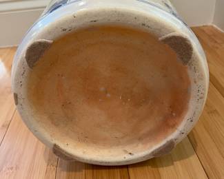 W34 - $50. Decorative Umbrella / Cane Holder. Measures 9" across x 18.75" tall. 