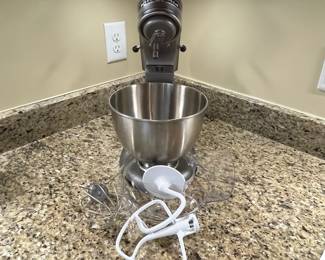 W4 - $150. Kitchen Aid Class Plus. 3 attachments plus shield. Model KSM75SL