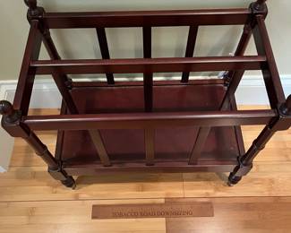 W40 - $20. Bombay Magazine Rack. 