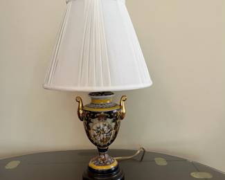 W38 - $25. Table Lamp. Shade is in great shape! Measures 21" tall. 