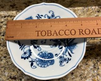 W36 - $100. Blue Danube China. Most have the Rectangle Stamp - some have oval. Coffee Pot, 2 Trivets, 2 oval serving bowls, 12 cups & saucers, 2 cereal bowls, 3 soup bowls, 5 plates, 2 small pitchers, creamer. 