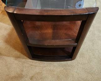 Part of a 5 piece set of end-tables. Two large, two medium, and one under window table. Can set as pairs or individually!