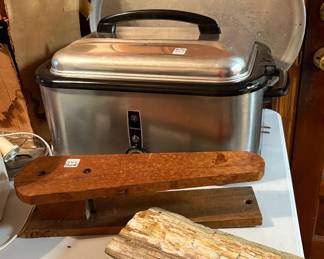 Large Aluminum Tray, Vintage Westinghouse Roaster, Vintage Shirt Sleeve Ironing Board