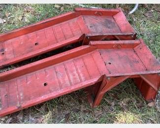Vintage Metal Auto Ramps