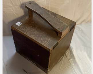 Vintage Wood Shoe Shine Box