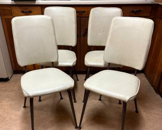 Vintage Vinyl Dining Chairs