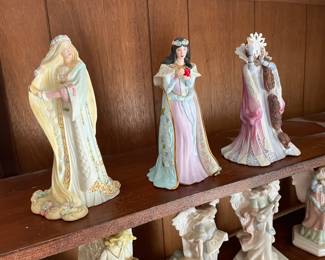 Lenox, The snow Queen, Snow White and Rapunzel.