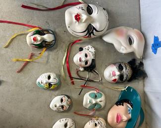 ceramic Theater masks
