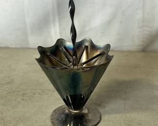 Silver plate umbrella stand