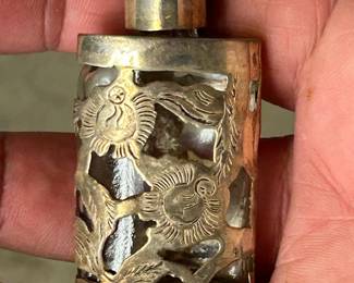 Ornate  perfume bottle