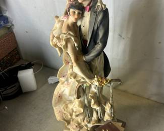 bride and groom ceramic