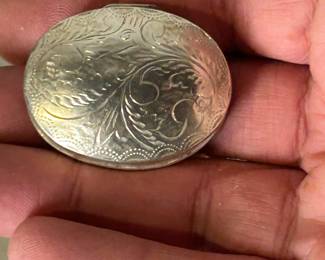 sterling silver pill case