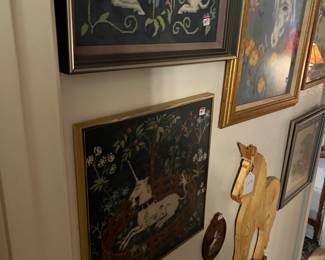 Unicorn needlepoints 