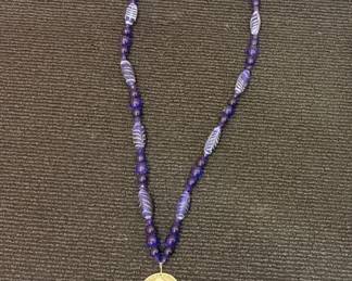 Trader Bead/ Morgan Silver Dollar Necklace