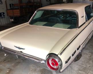 1962 Ford Thunderbird Stored in shed with rodent exposure. Not running, needs maintenance, Been sitting for a long time. Title Not in his name.This item is being sold from where it sits in Tennessee. As is, where is. Must be picked up on site in Tennessee, location is an hour north of Memphis. All transport & pick up is the responsibility of the buyer.