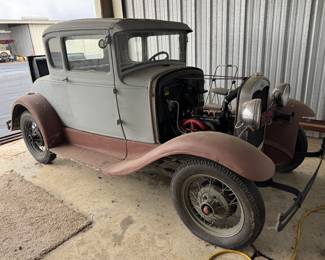 1929 Ford Model A Coupe
Parts car. Needs restoration. No engine. No keys. No title.