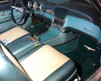 1962 Ford Thunderbird Stored in shed with rodent exposure. Not running, needs maintenance, Been sitting for a long time. Title Not in his name.This item is being sold from where it sits in Tennessee. As is, where is. Must be picked up on site in Tennessee, location is an hour north of Memphis. All transport & pick up is the responsibility of the buyer.