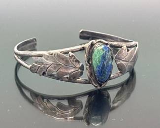 native silver cuff