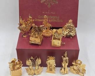 danbury gold ornaments