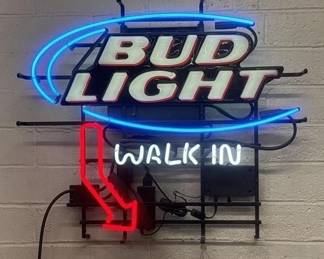 Budlight neon sign