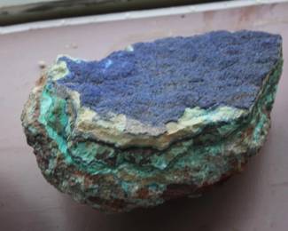 Large Rough Azurite Malachite Specimen