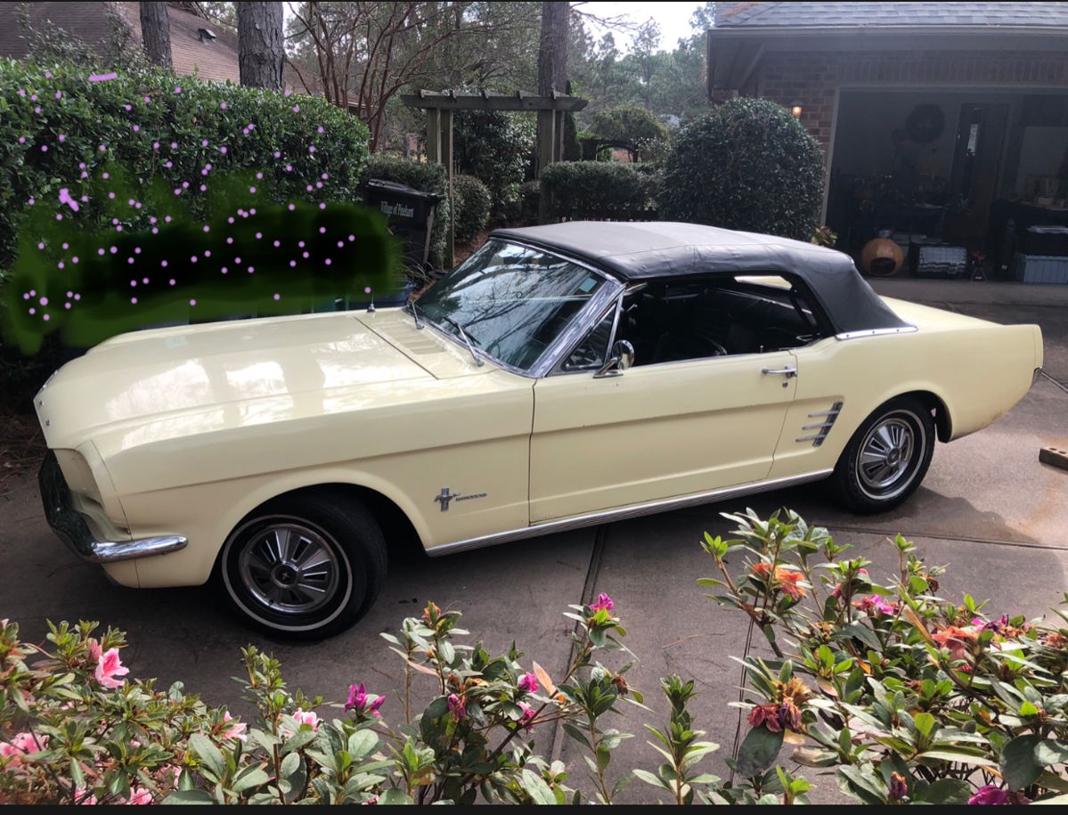 clean original 66 Mustang convertible 289 
Garage kept. 134k miles
Top Works
Vin  ct08t112616
Bidding starts at 20k
PLEASE DO NOT CALL OR TEXT ABOUT THE CAR. NO ANSWERS WILL BE PROVIDED